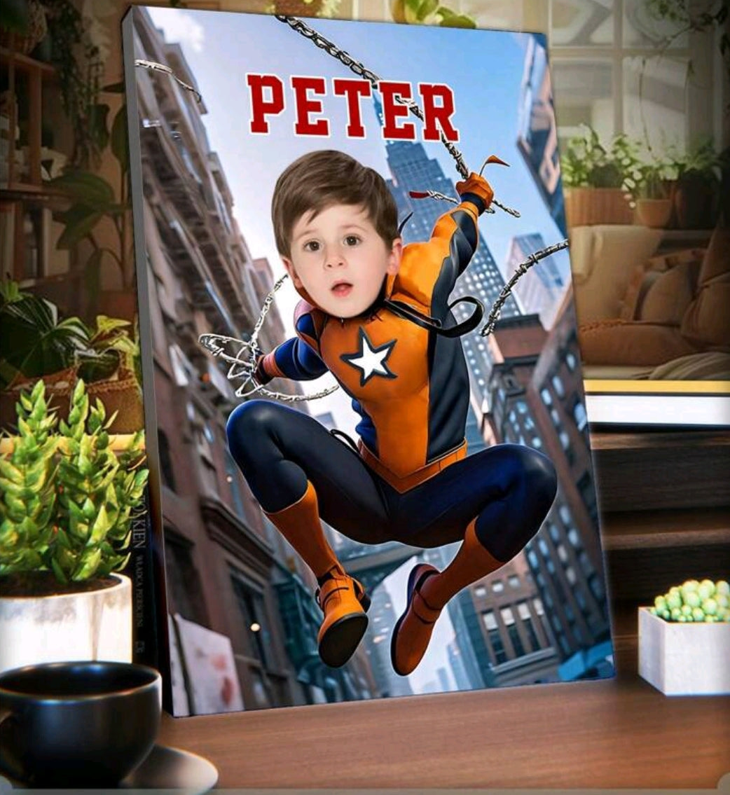 Personalised Superhero Canvas