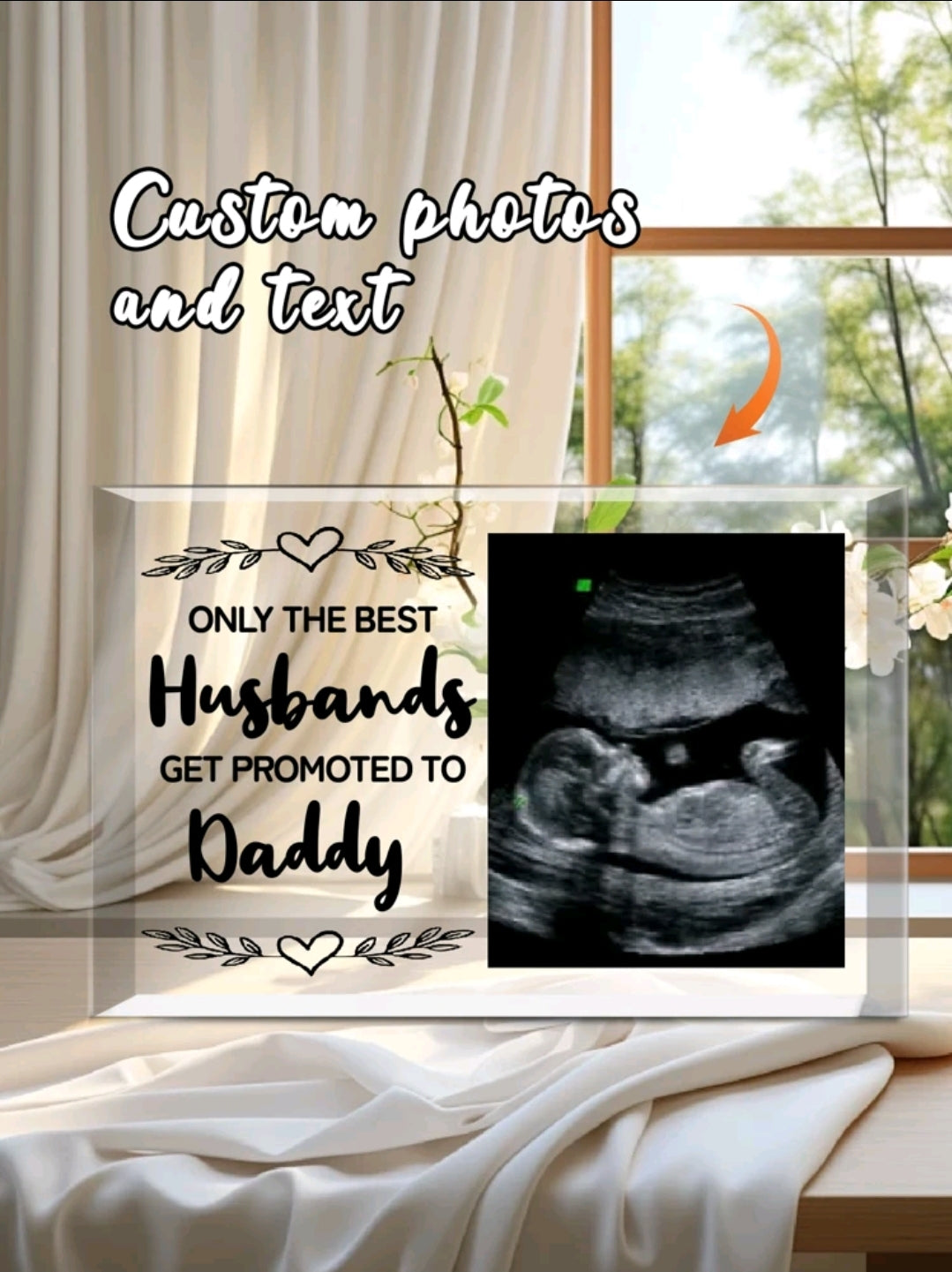 The Best Husbands Gets Promoted To Daddy Acrylic Plaque