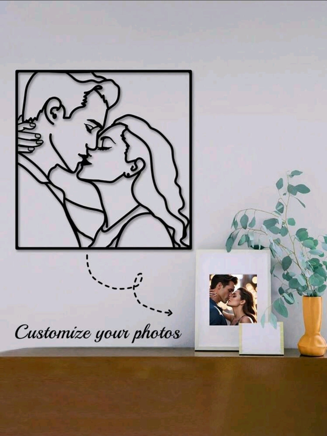 Personalised Metal Wall Frame