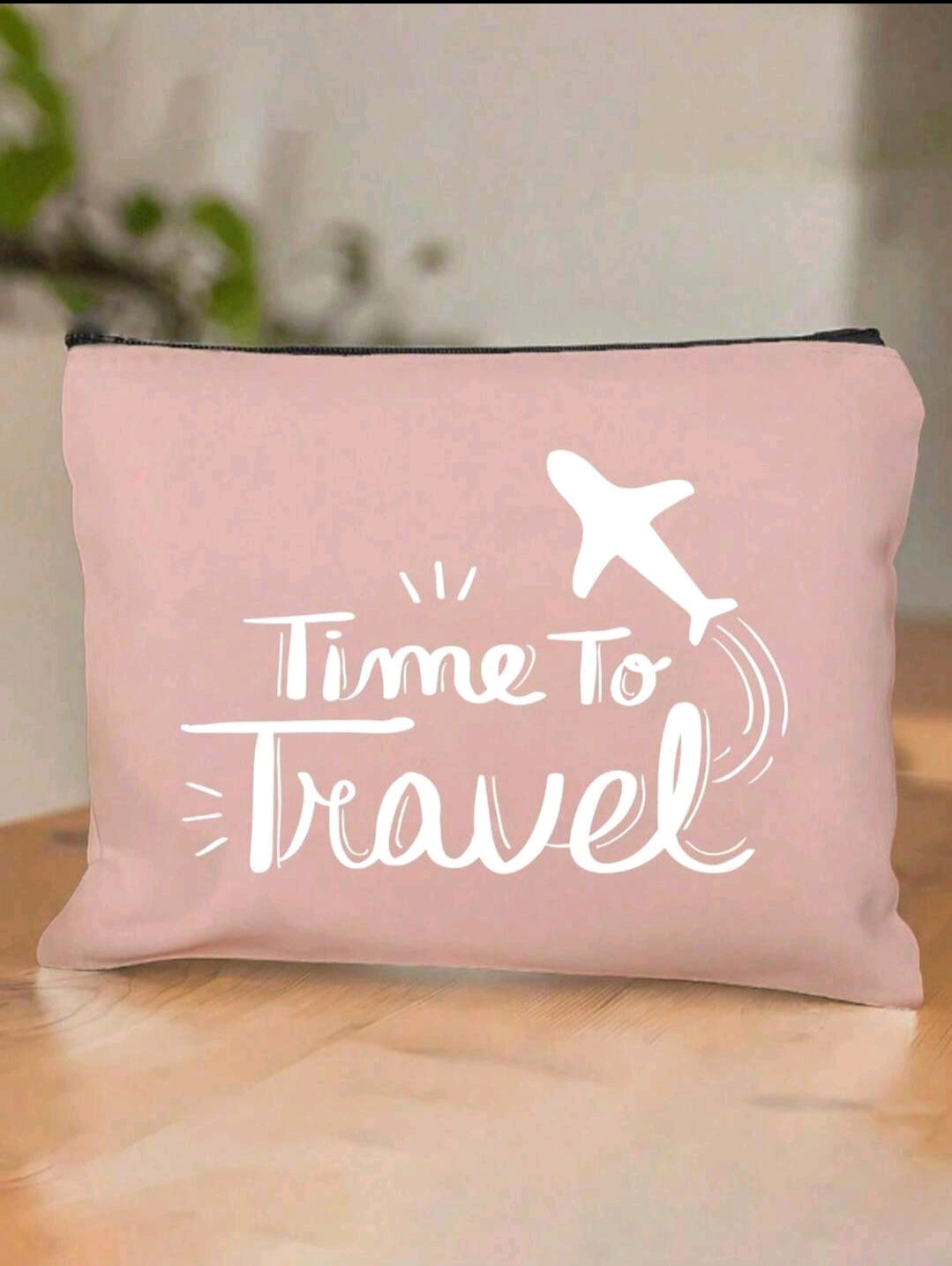 Time To Travel Makeup Bag