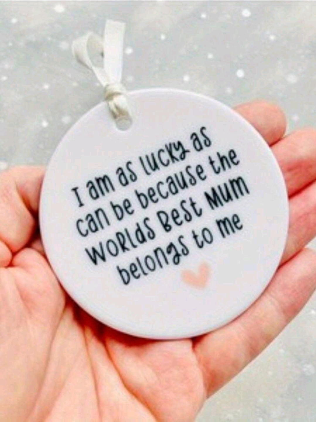 I Am As Lucky As Can Be Ornament