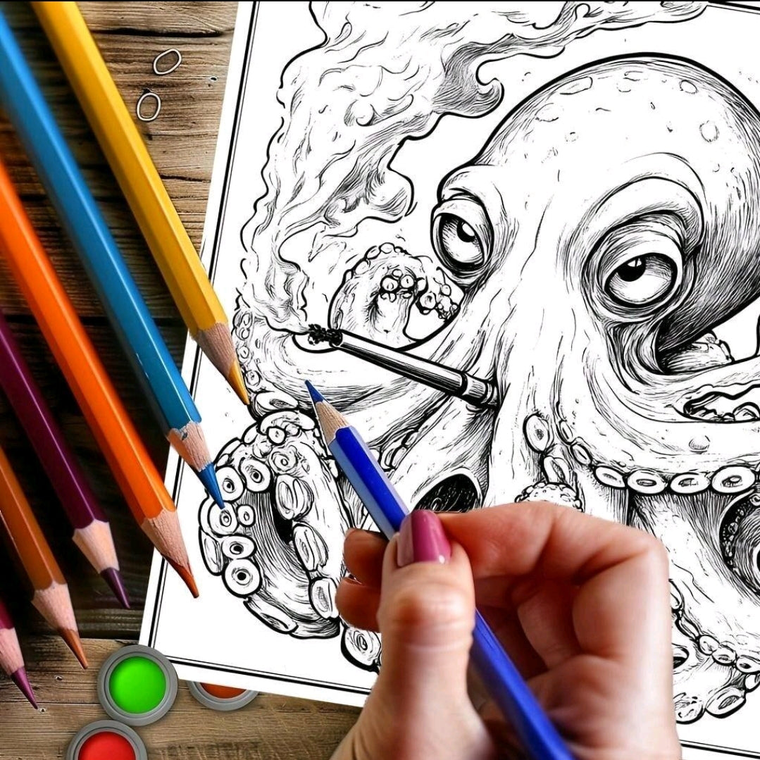 Stoner Colouring Book