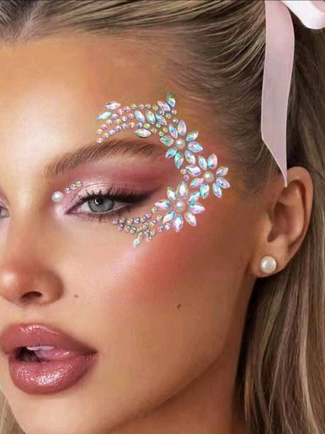 Rhinestone Eye Stickers