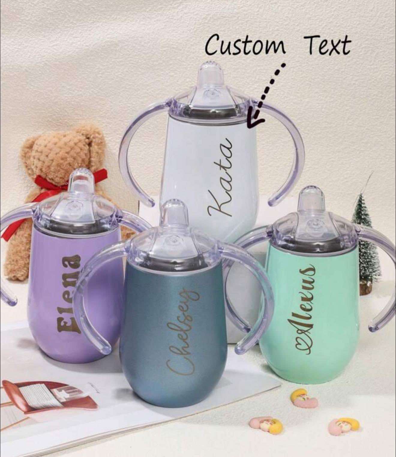 Personalised Bottle with straw