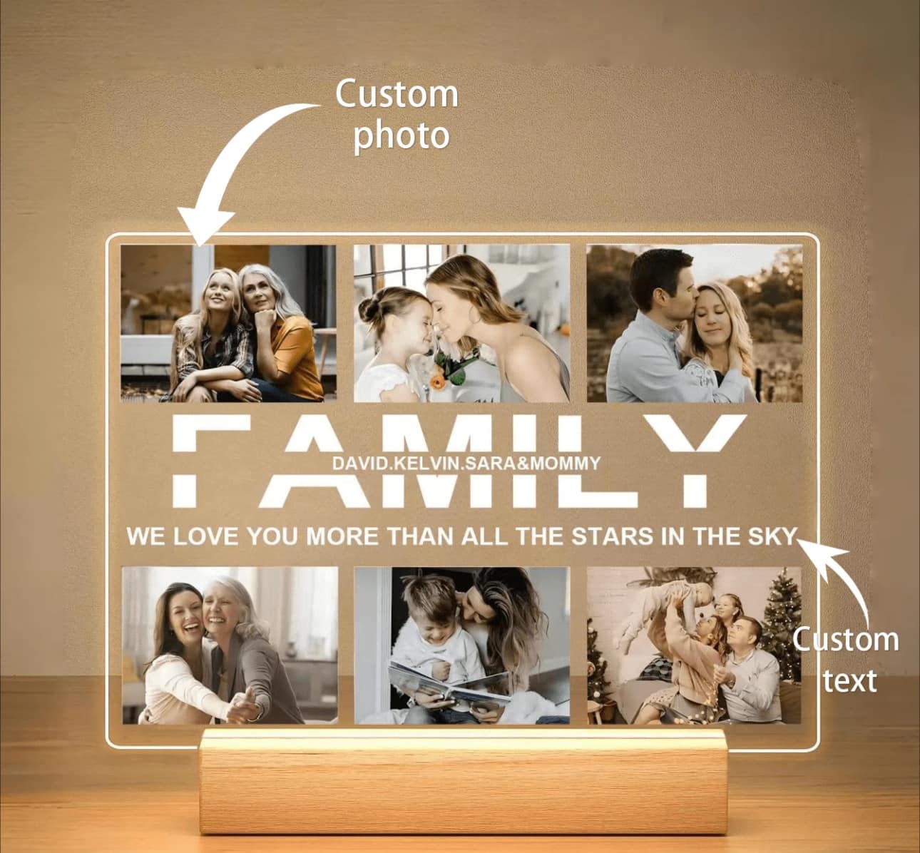 Customised Family Plaque