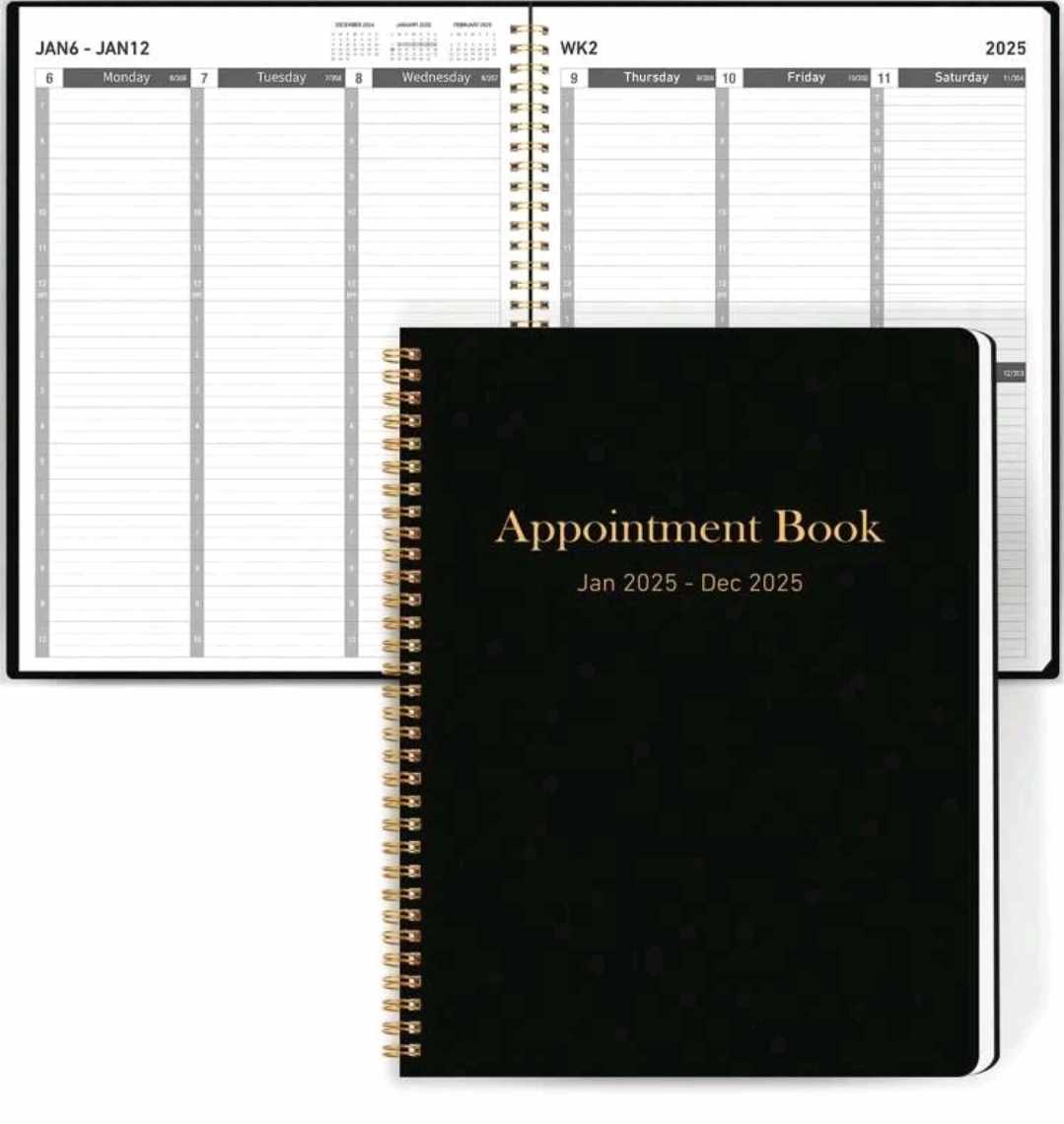A4 Appointment Book