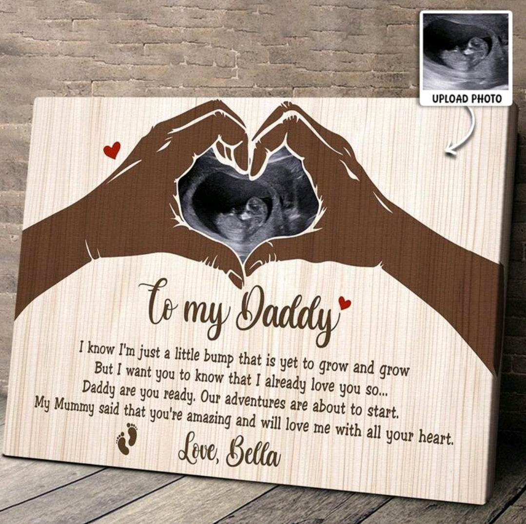 Scan Photo Daddy Plaque
