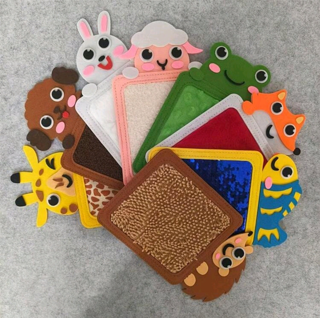 8 Pieces Animal Textured Mats