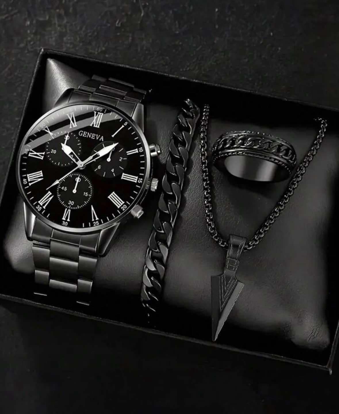 Geneva 4 Piece Mens Set