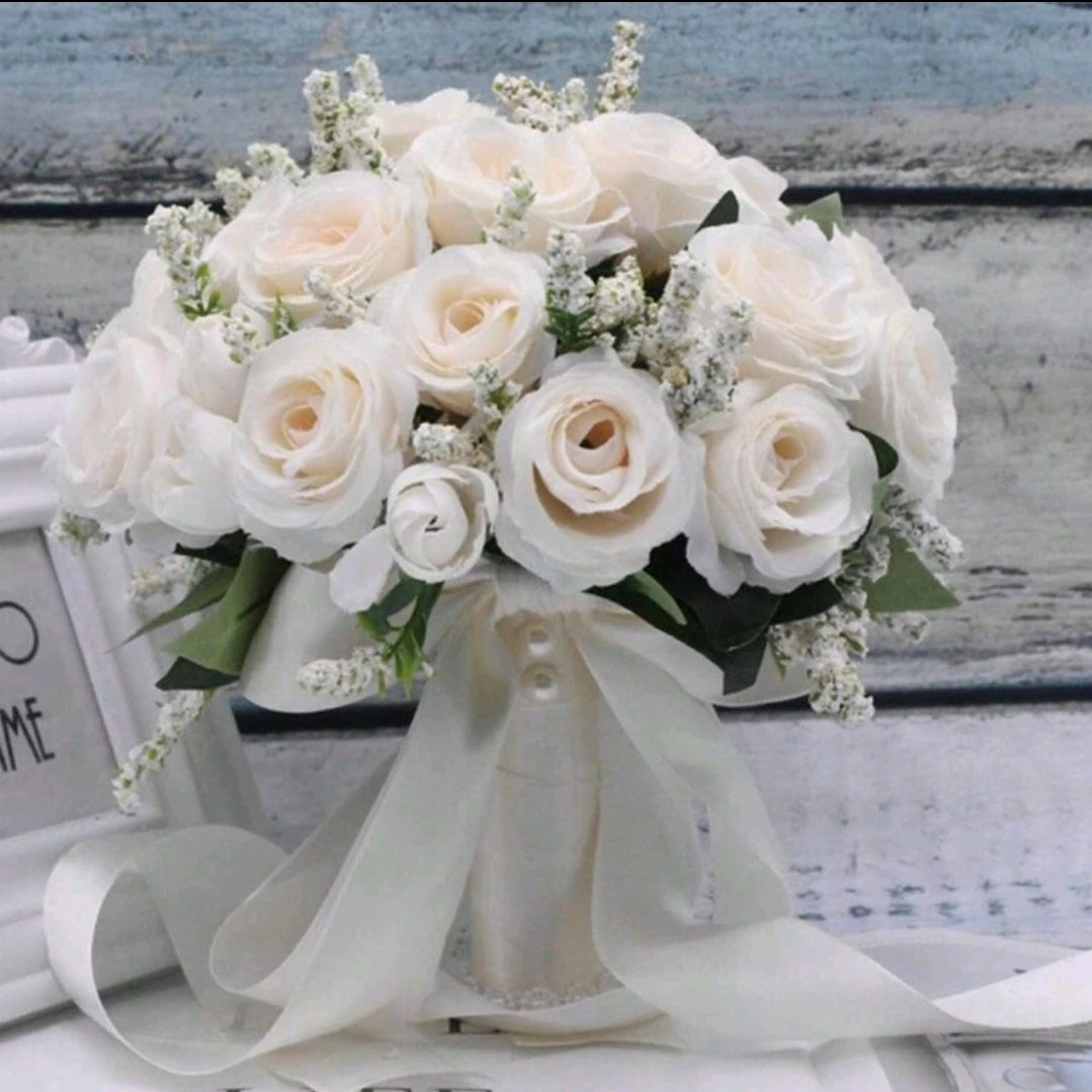 White Rose Bouquet