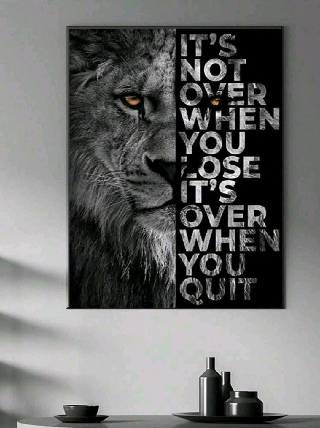 It's Not Over Poster Print