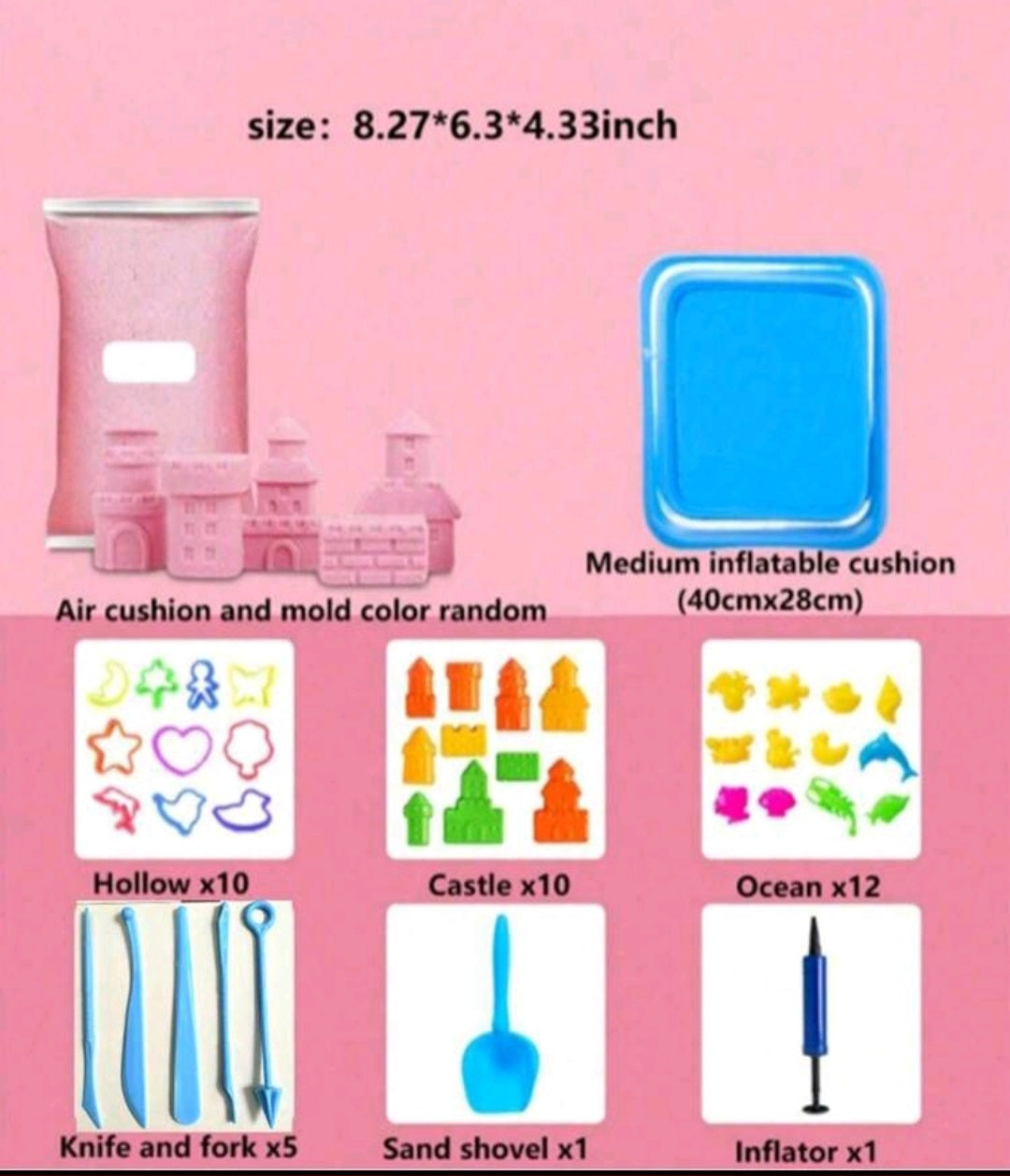 Pink Magical Sand Indoor Set