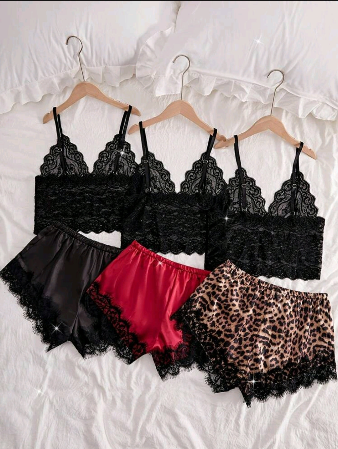 3 Pieces Sleepwear Set