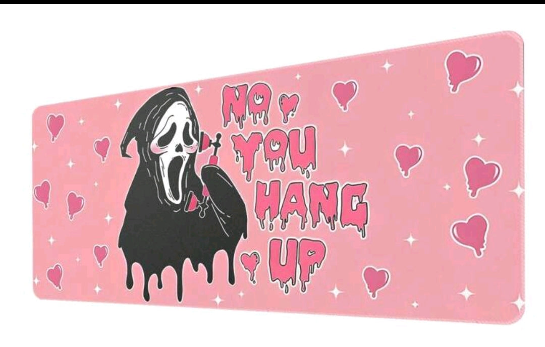 No You Hang Up Scream Mouse Pad
