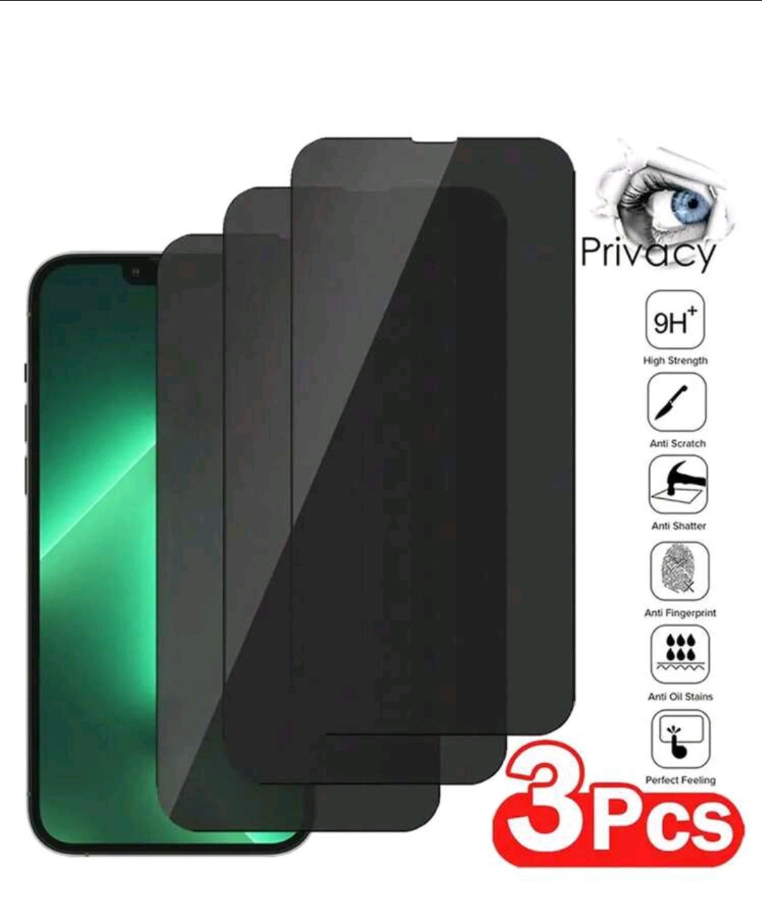 Privacy Screen Protector 3 Pieces