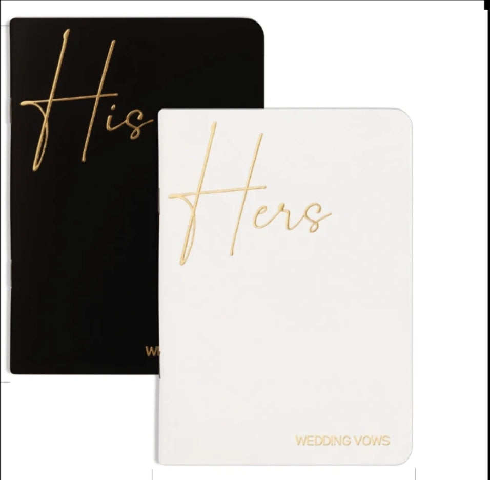 His and Hers Vow Book