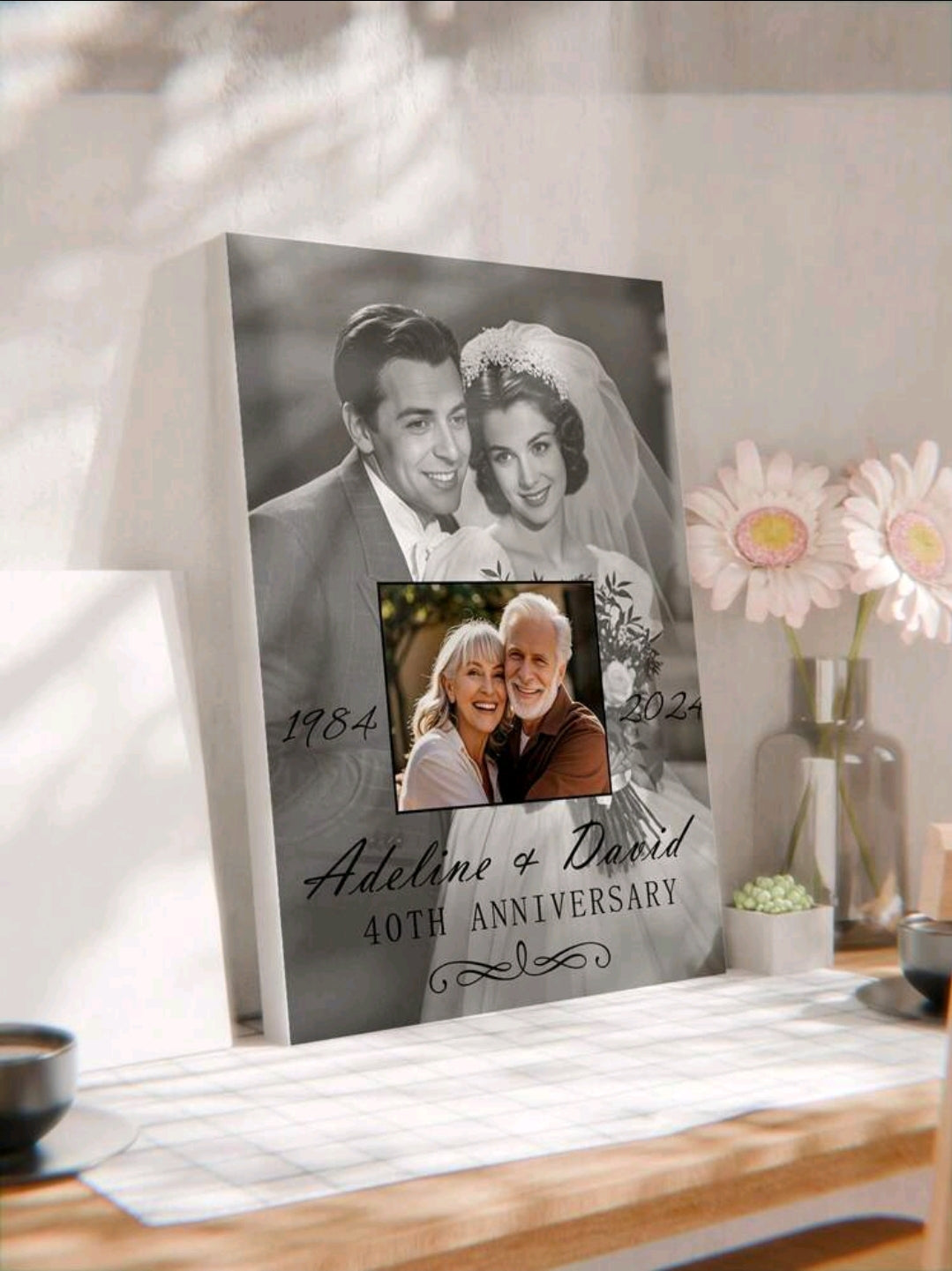 Personalised 2 Photo Canvas