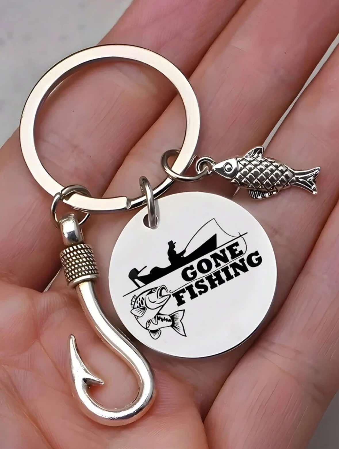 Gone Fishing Keyring
