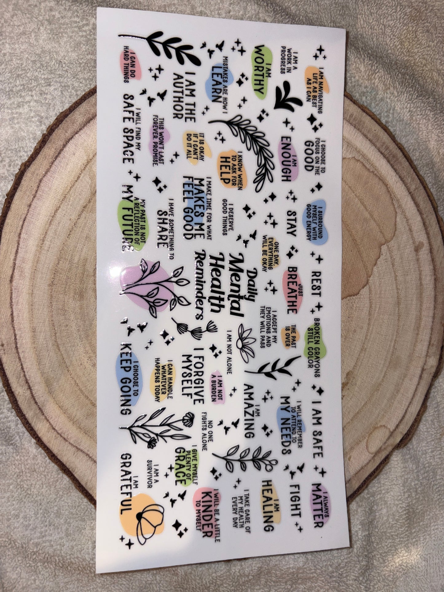 16oz Mental Health Wraps