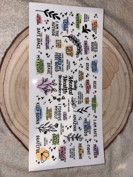16oz Mental Health Wraps