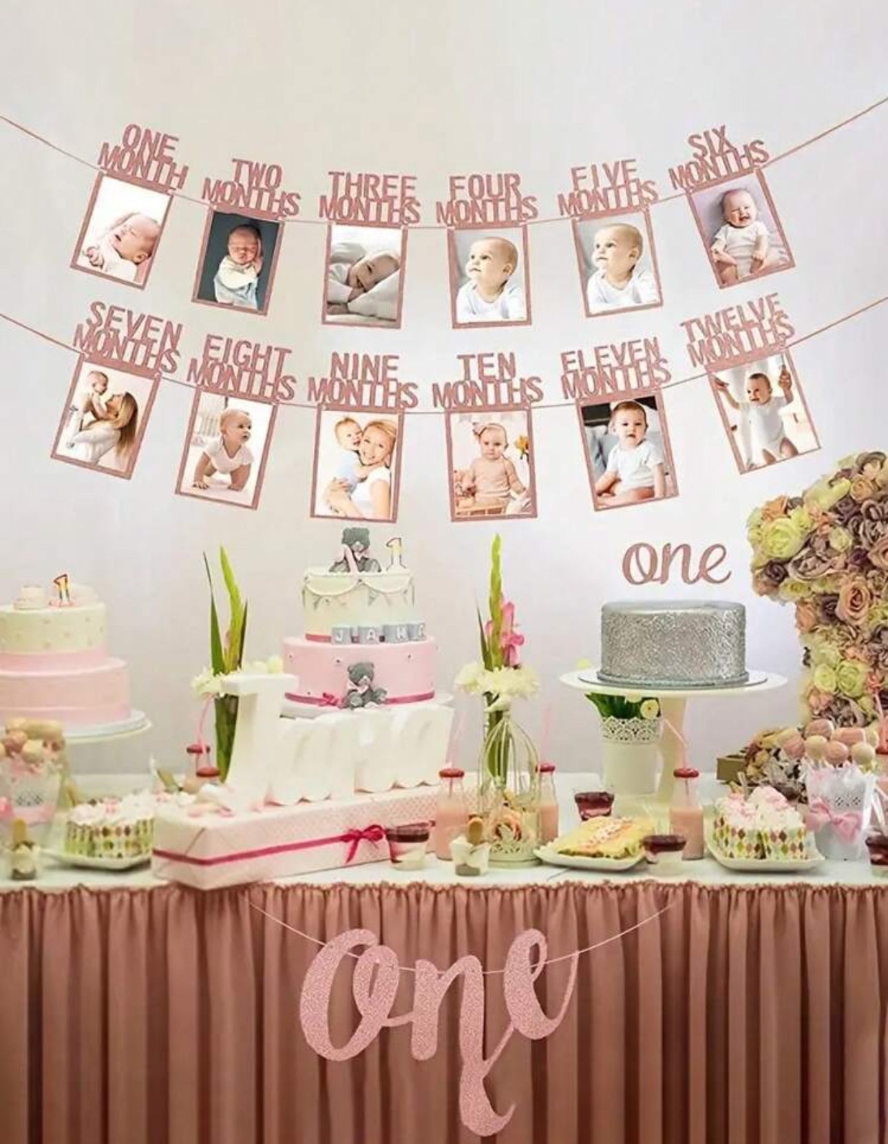 Girls First Birthday Bunting