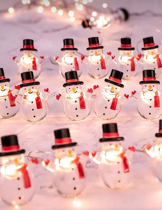 Snowman 1m String Lights