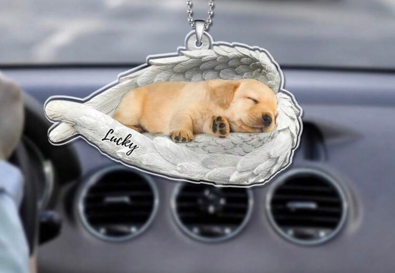 Angel Wing Pet Memorial Bauble