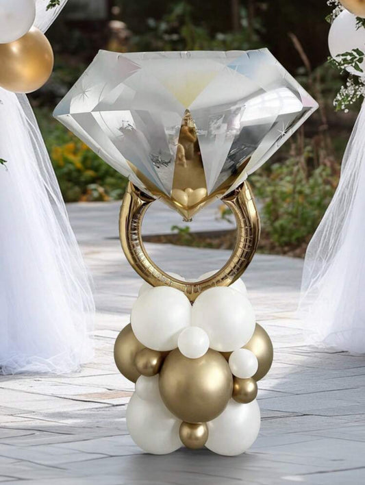 19 Piece Engagement Ring Balloon Kit