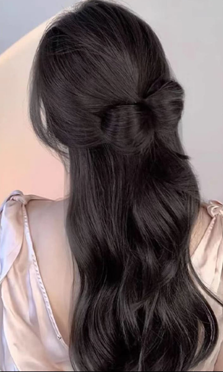 Half Up Clip In Bow