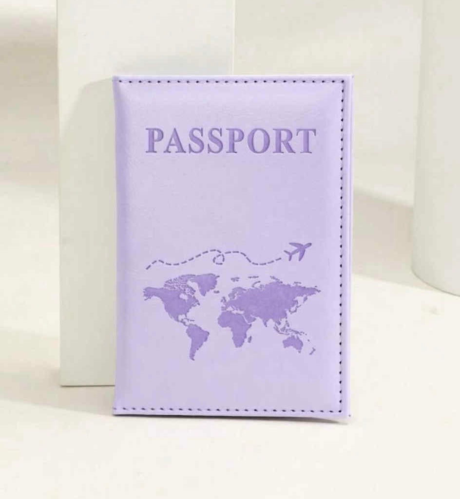 Purple Passport Holder