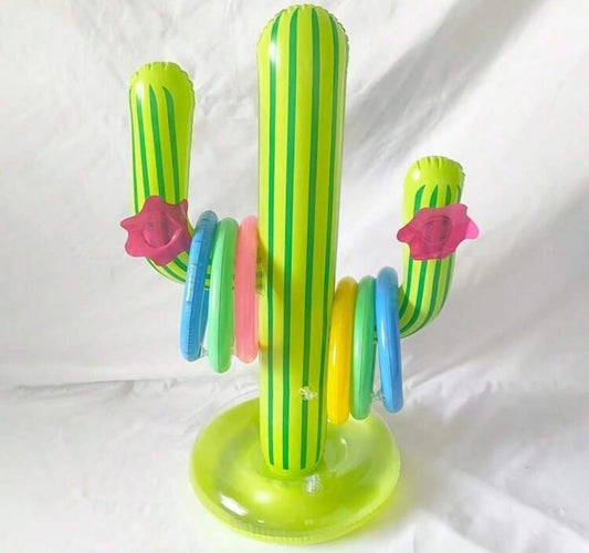 Cactus Inflatable Ring Toss Game