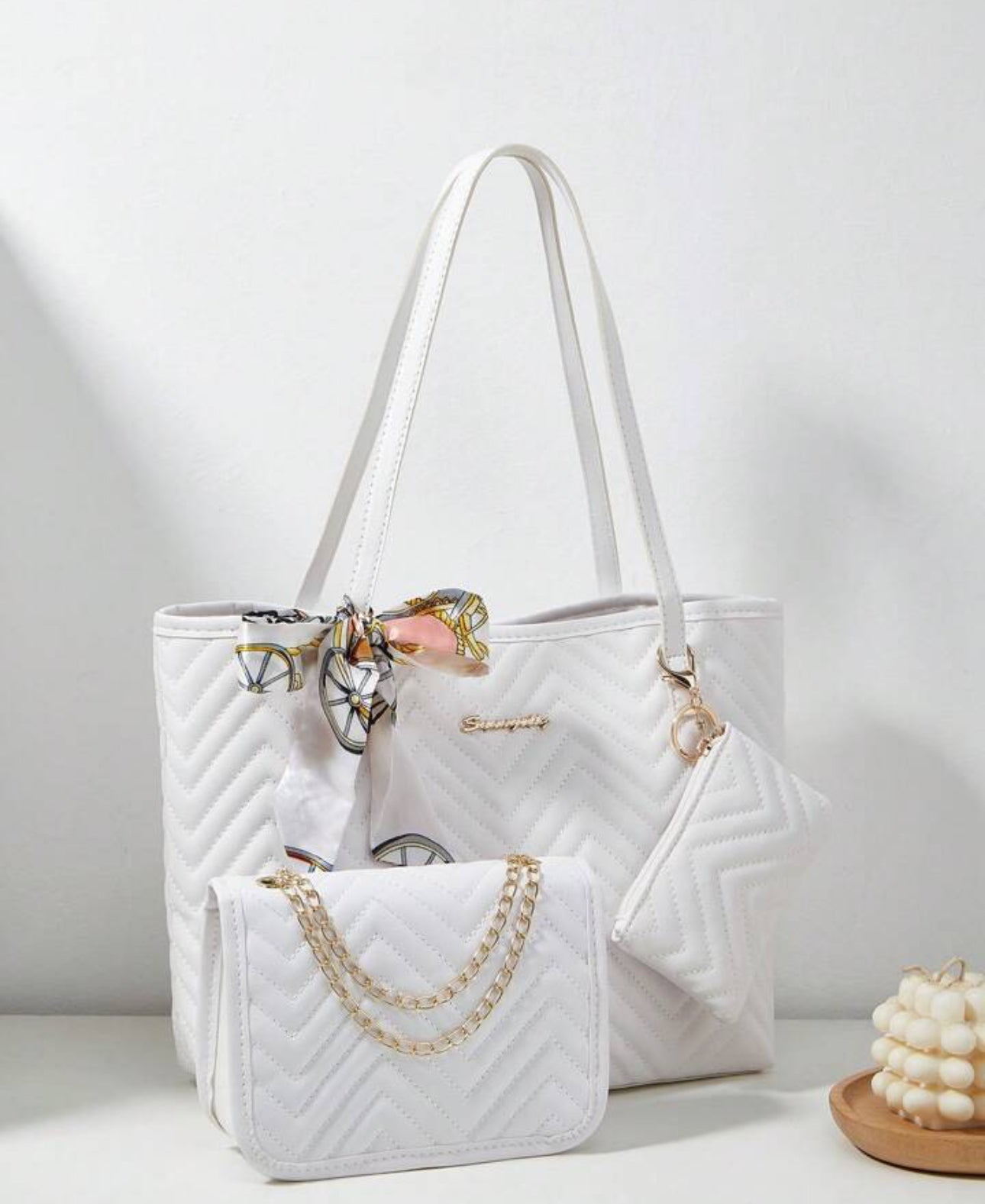 3 Piece Shoulder Crossbody and Purse