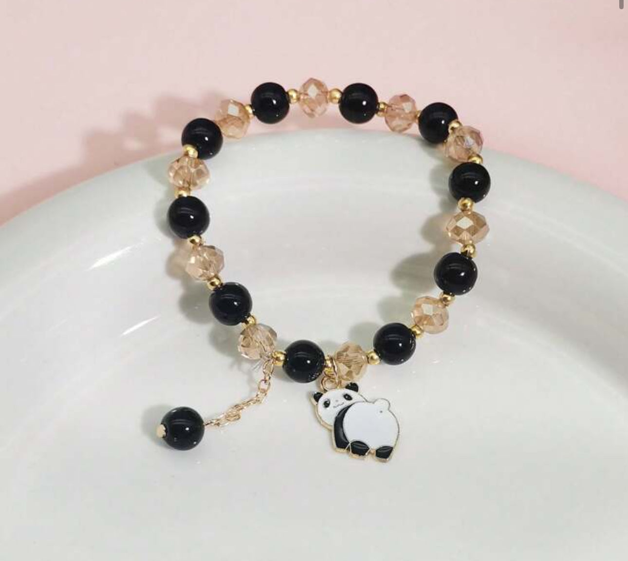 Panda Beaded Bracelet