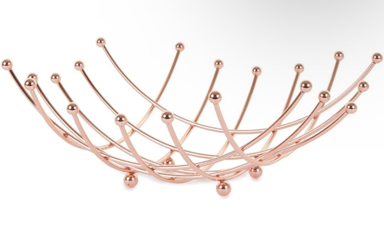 Copper Fruit Bowl Nest