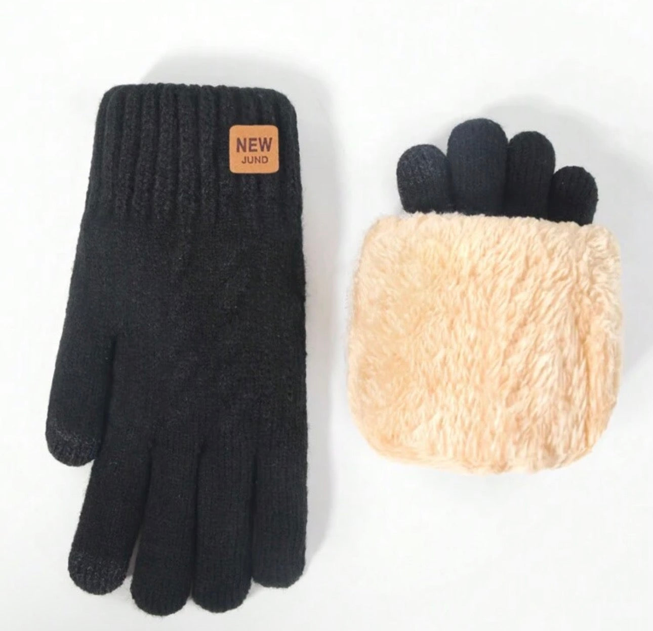 1 Pair Warm Knit Women’s Gloves