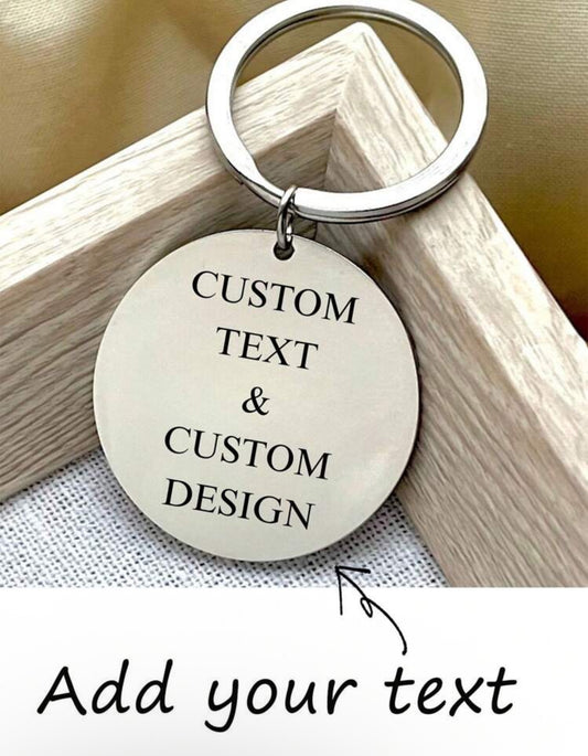 Personalised Text Keyring