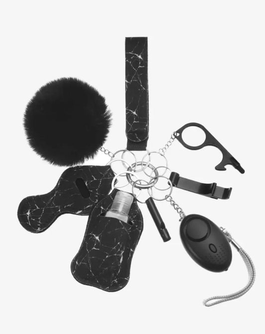 9 Piece Defence Keychain