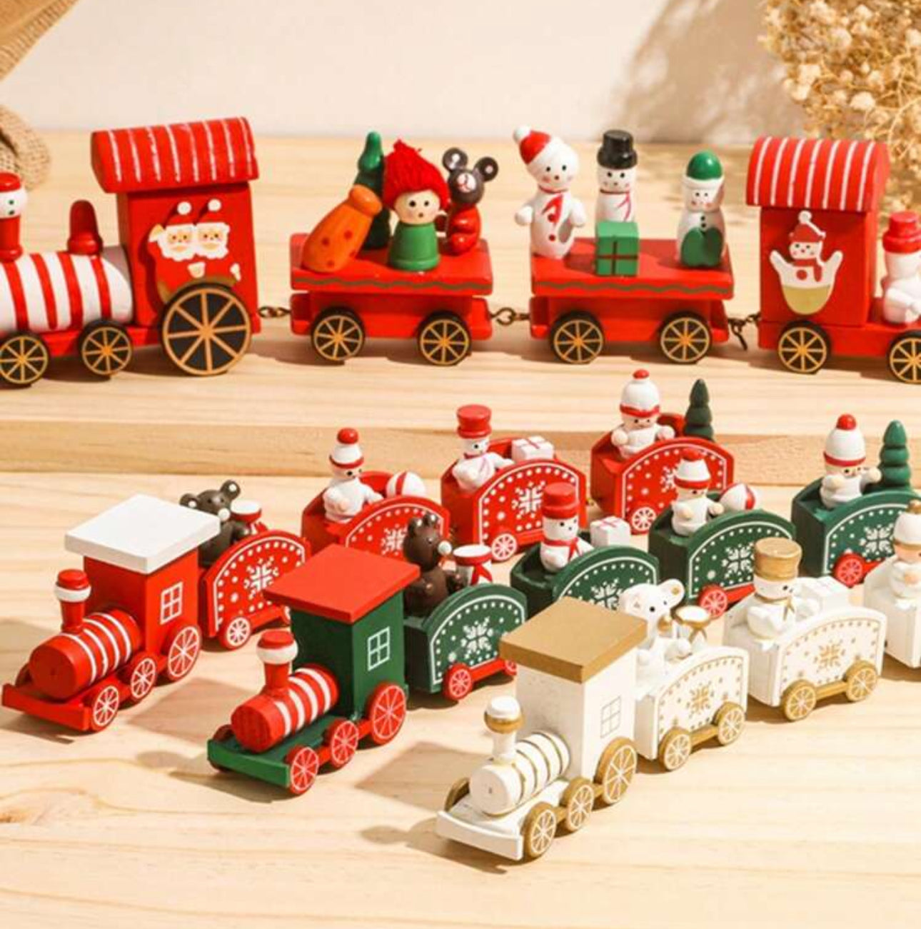 Christmas Four Section Train