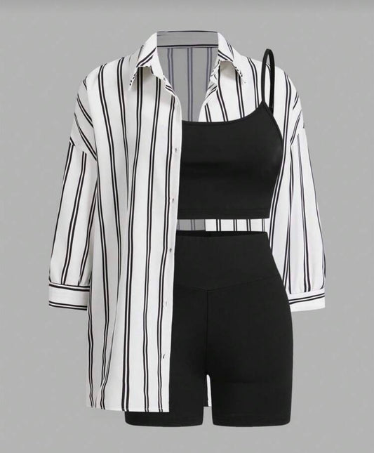 Women's 3-Piece Monochrome Se