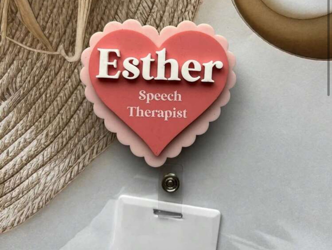 Personalised Profession Name Tag