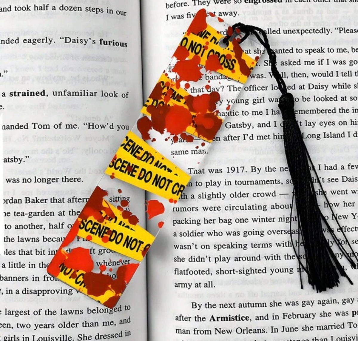 Crime Scene Tape Bookmark