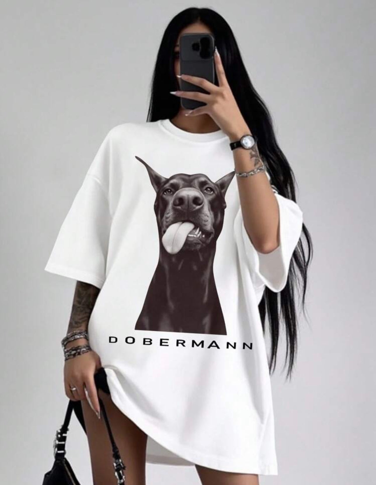 Curve Doberman Oversized T-shirt