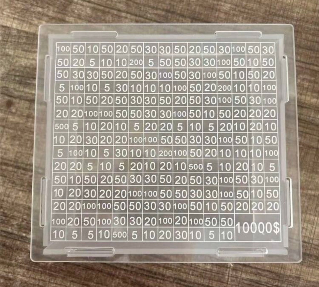 Acrylic Money Box Savings Challenge