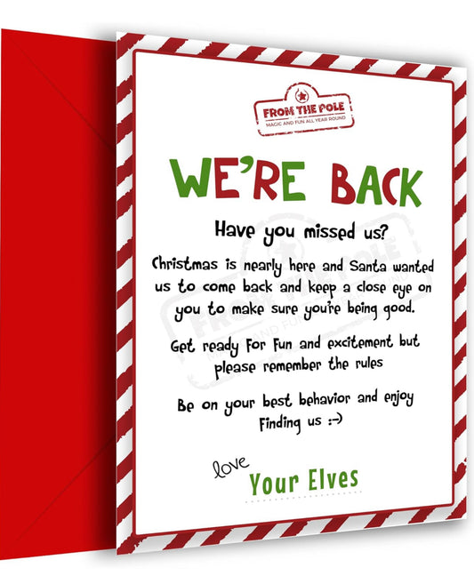 Elf On The Shelf Cards