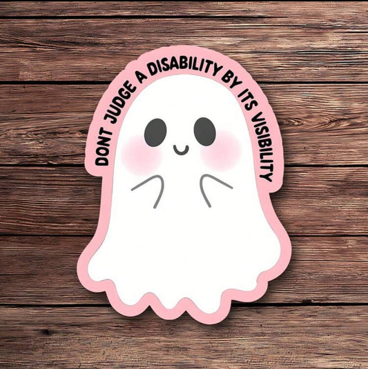 Disability Ghost Sticker