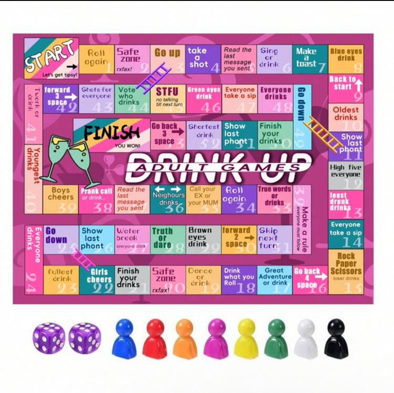 Adults Drinking Board Game