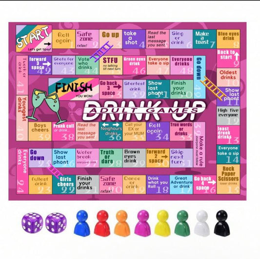 Adults Drinking Board Game