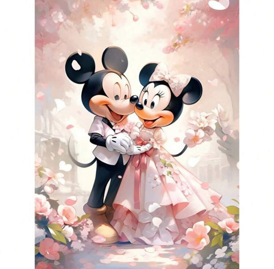 Minnie and Mickey Diamond Painting