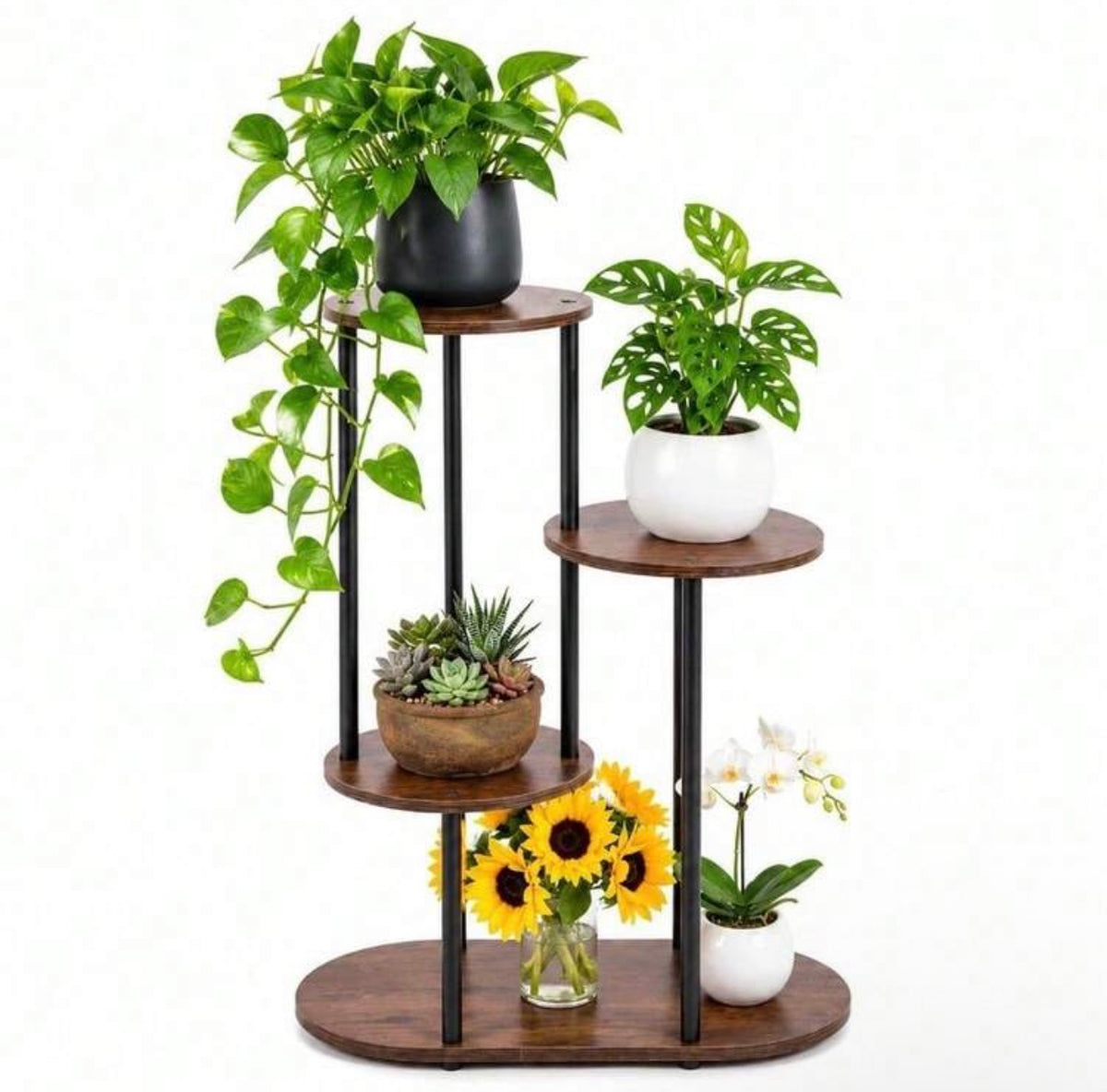 Multi-Tier Indoor Plant Stand