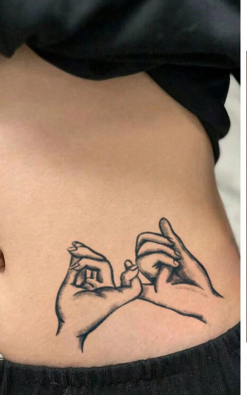 Pinky Promise Temporary Tattoo